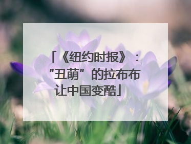 《纽约时报》：“丑萌”的拉布布让中国变酷