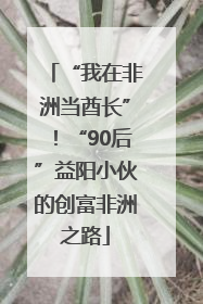 “我在非洲当酋长”！“90后”益阳小伙的创富非洲之路