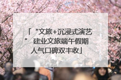 “文旅+沉浸式演艺” 建业文旅端午假期人气口碑双丰收