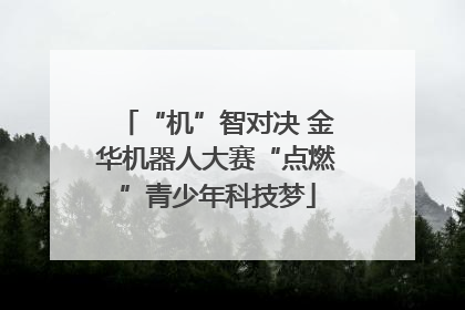 “机”智对决 金华机器人大赛“点燃”青少年科技梦