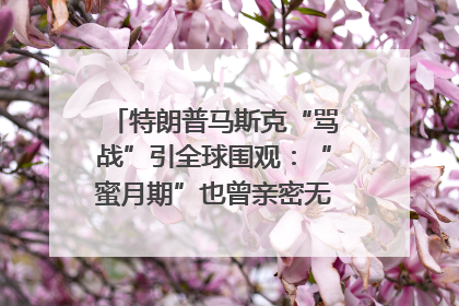 特朗普马斯克“骂战”引全球围观：“蜜月期”也曾亲密无间｜国际观察
