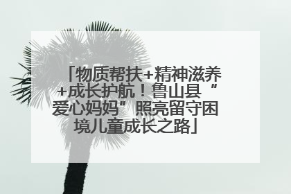 物质帮扶+精神滋养+成长护航！鲁山县“爱心妈妈”照亮留守困境儿童成长之路