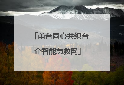 甬台同心共织台企智能急救网