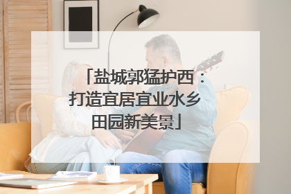 盐城郭猛护西：打造宜居宜业水乡田园新美景