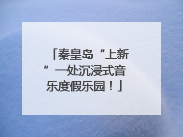 秦皇岛“上新”一处沉浸式音乐度假乐园！