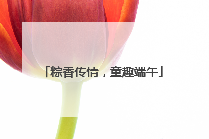 粽香传情，童趣端午