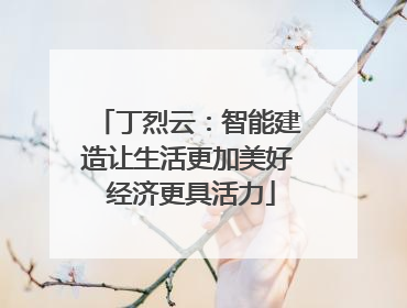 丁烈云：智能建造让生活更加美好 经济更具活力