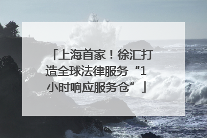 上海首家！徐汇打造全球法律服务“1小时响应服务仓”