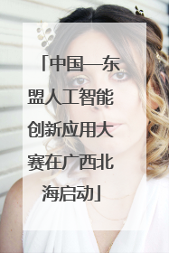 中国—东盟人工智能创新应用大赛在广西北海启动