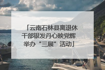 云南石林县离退休干部银发丹心映党辉举办“三展”活动