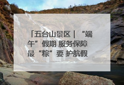 五台山景区｜“端午”假期 服务保障最“粽”要 护航假期“不打烊”
