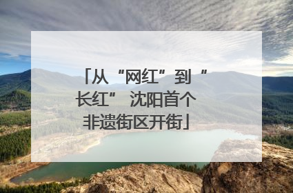 从“网红”到“长红” 沈阳首个非遗街区开街