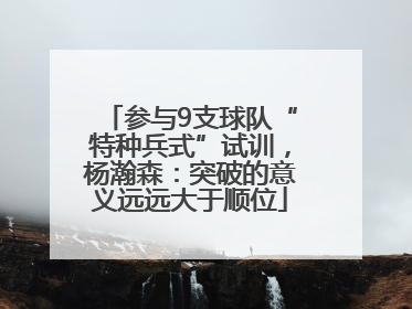参与9支球队“特种兵式”试训，杨瀚森：突破的意义远远大于顺位