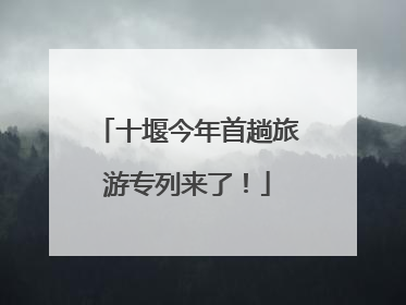 十堰今年首趟旅游专列来了！