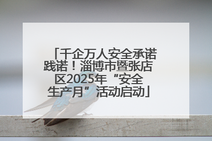 千企万人安全承诺践诺！淄博市暨张店区2025年“安全生产月”活动启动