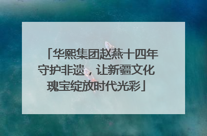 华熙集团赵燕十四年守护非遗，让新疆文化瑰宝绽放时代光彩