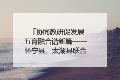 协同教研促发展 五育融合谱新篇——怀宁县、太湖县联合教研活动在月山镇中心学校成功举办