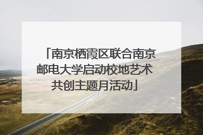 南京栖霞区联合南京邮电大学启动校地艺术共创主题月活动