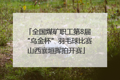 全国煤矿职工第8届“乌金杯”羽毛球比赛山西襄垣挥拍开赛