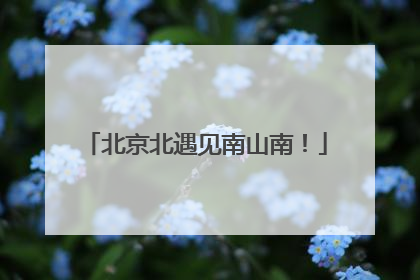 北京北遇见南山南！