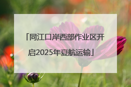 同江口岸西部作业区开启2025年夏航运输