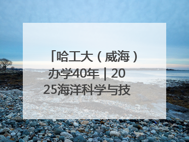 哈工大（威海）办学40年｜2025海洋科学与技术国际学术会议在威海召开
