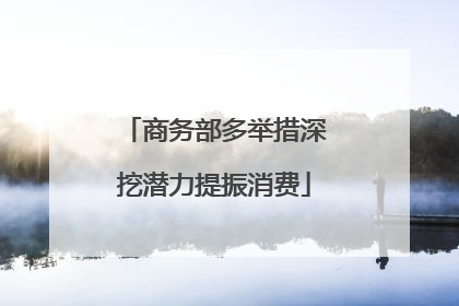 商务部多举措深挖潜力提振消费