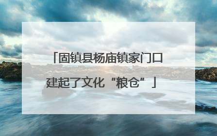 固镇县杨庙镇家门口建起了文化“粮仓”
