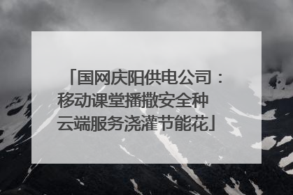 国网庆阳供电公司：移动课堂播撒安全种 云端服务浇灌节能花