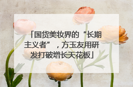 国货美妆界的“长期主义者”，方玉友用研发打破增长天花板