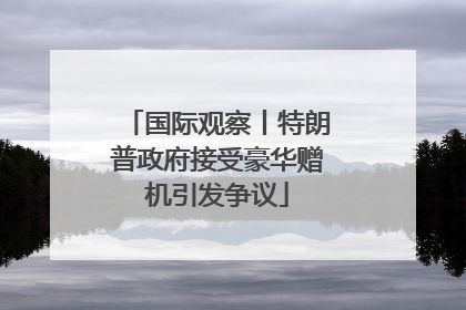 国际观察丨特朗普政府接受豪华赠机引发争议