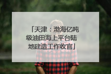 天津：渤海亿吨级油田海上平台陆地建造工作收官