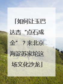 如何让玉巴达杏“点石成金”？来北京海淀苏家坨这场文化沙龙