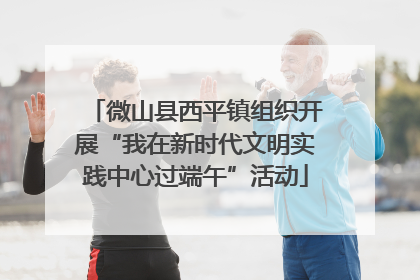 微山县西平镇组织开展“我在新时代文明实践中心过端午”活动