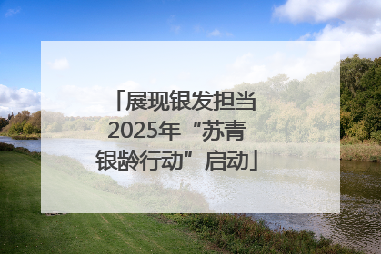 展现银发担当 2025年“苏青银龄行动”启动