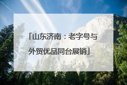 山东济南：老字号与外贸优品同台展销