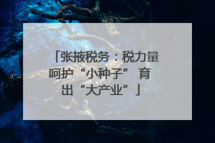 张掖税务：税力量呵护“小种子” 育出“大产业”