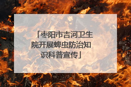 枣阳市吉河卫生院开展蜱虫防治知识科普宣传