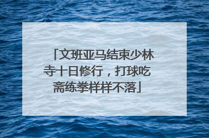文班亚马结束少林寺十日修行，打球吃斋练拳样样不落