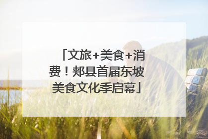 文旅+美食+消费！郏县首届东坡美食文化季启幕