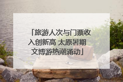 旅游人次与门票收入创新高 太原暑期文博游热潮涌动