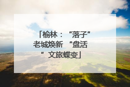 榆林：“落子”老城焕新 “盘活”文旅蝶变