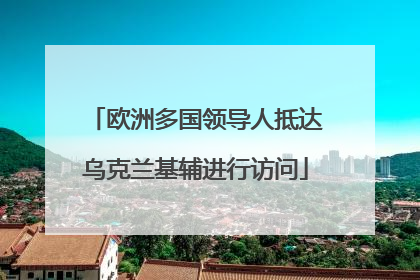 欧洲多国领导人抵达乌克兰基辅进行访问