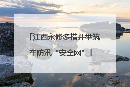 江西永修多措并举筑牢防汛“安全网”