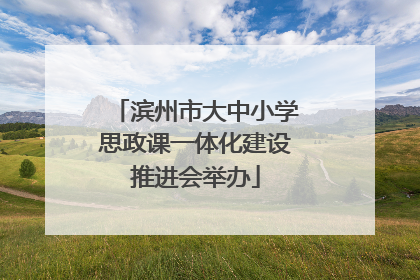 滨州市大中小学思政课一体化建设推进会举办