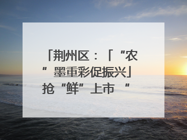 荆州区：「“农”墨重彩促振兴」抢“鲜”上市 “采摘经济”助农“甜蜜增收”