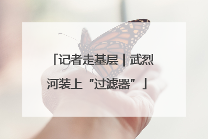 记者走基层｜武烈河装上“过滤器”