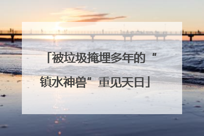 被垃圾掩埋多年的“镇水神兽”重见天日