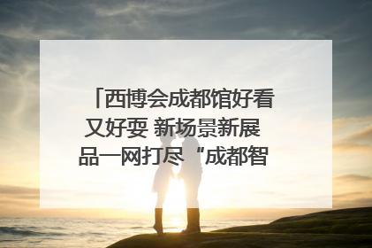 西博会成都馆好看又好耍 新场景新展品一网打尽“成都智造”｜西博视界