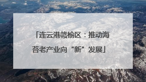 连云港赣榆区：推动海苔老产业向“新”发展